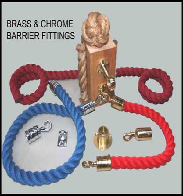 Barrier ropes & fitings